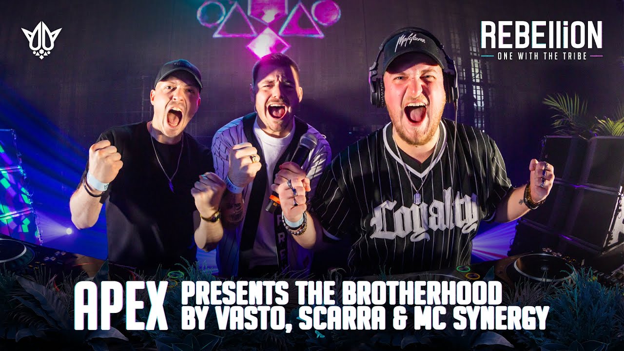 Apex presents The Brotherhood by Vasto, Scarra & MC Synergy @ REBELLiON 2022 - One With The Tribe